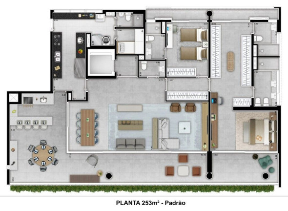 Imagem Apartamento com 3 Quartos à Venda, 252 m² em Cidade Jardim - São Paulo Imagem Apartamento com 3 Quartos à Venda, 252 m² em Cidade Jardim - São Paulo