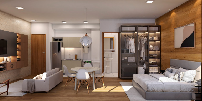 Imagem Imóvel com 1 Quarto à Venda, 40 m² em Samambaia Sul (samambaia) - Brasília