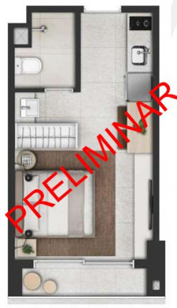 Imagem Studio à Venda, 22 m² em Moema - São Paulo Imagem Studio à Venda, 22 m² em Moema - São Paulo