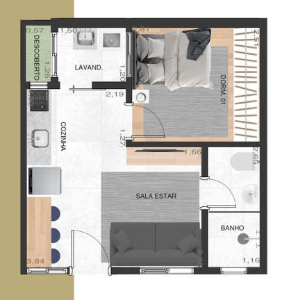 Imagem Apartamento com 2 Quartos à Venda, 34 m² em Chácara Santo Antônio (zona Leste) - São Paulo Imagem Apartamento com 2 Quartos à Venda, 34 m² em Chácara Santo Antônio (zona Leste) - São Paulo
