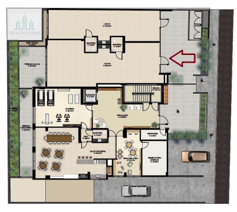 Imagem Sala Comercial à Venda, 122 m² em São Francisco - Bento Gonçalves Imagem Sala Comercial à Venda, 122 m² em São Francisco - Bento Gonçalves
