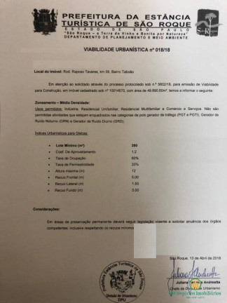 Imagem Terreno à Venda, 50.000 m² em São Roque Imagem Terreno à Venda, 50.000 m² em São Roque