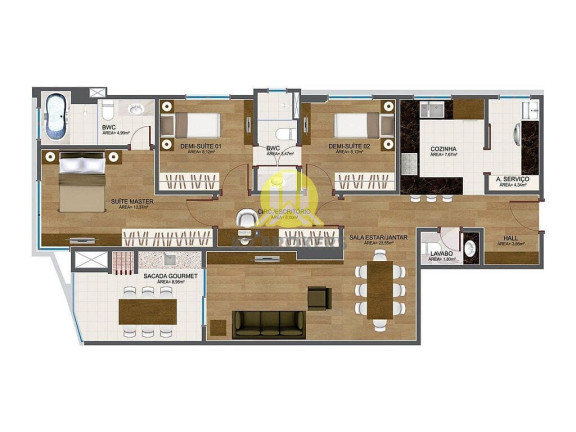 Imagem Apartamento com 3 Quartos à Venda, 109 m² em Cristo Rei - Curitiba Imagem Apartamento com 3 Quartos à Venda, 109 m² em Cristo Rei - Curitiba