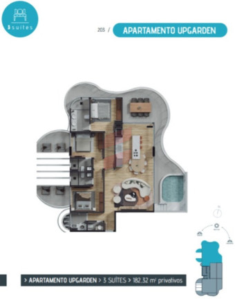 Imagem Apartamento à Venda, 137 m² em Riacho Das Pedras - Guaratuba