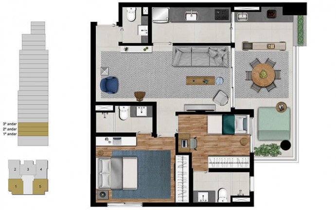 Imagem Apartamento com 3 Quartos à Venda, 157 m² em Pinheiros - São Paulo