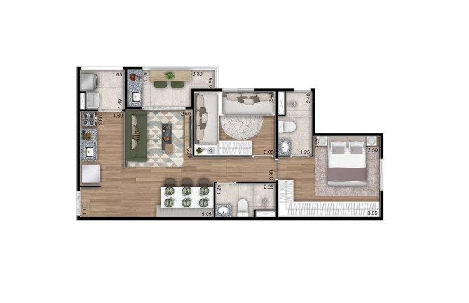 Imagem Imóvel com 2 Quartos à Venda, 57 m² em Aclimação - São Paulo Imagem Imóvel com 2 Quartos à Venda, 57 m² em Aclimação - São Paulo