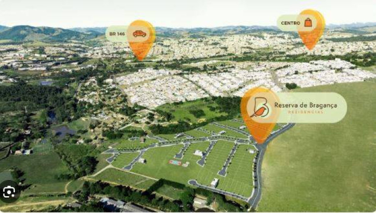 Terreno à Venda, 250 m² em Cidade Jardim - Bragança Paulista