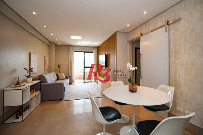 Apartamento com 3 Quartos à Venda, 122 m² em Pompéia - Santos
