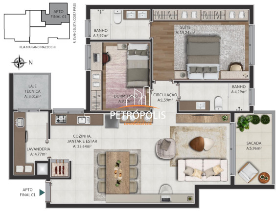 Imagem Apartamento com 2 Quartos à Venda, 92 m² em Nossa Senhora De Lourdes - Caxias Do Sul Imagem Apartamento com 2 Quartos à Venda, 92 m² em Nossa Senhora De Lourdes - Caxias Do Sul