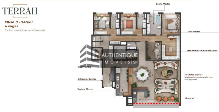 Imagem Apartamento com 4 Quartos à Venda, 340 m² em Alphagran Alphaville - Barueri Imagem Apartamento com 4 Quartos à Venda, 340 m² em Alphagran Alphaville - Barueri