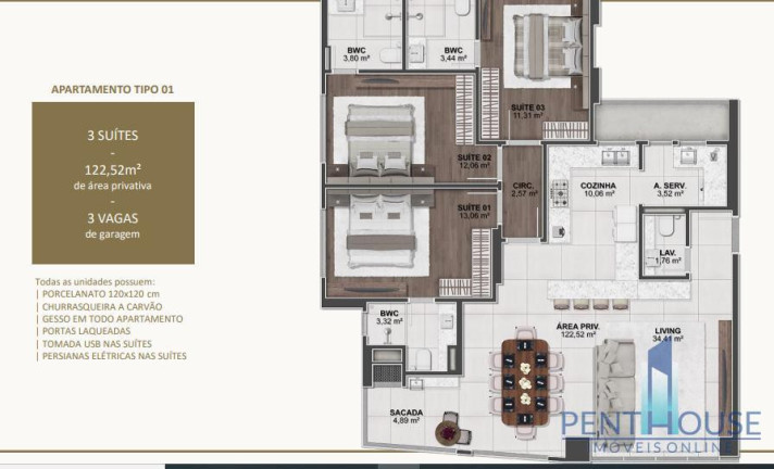 Imagem Apartamento com 4 Quartos à Venda, 143 m² em Centro - Balneário Camboriú Imagem Apartamento com 4 Quartos à Venda, 143 m² em Centro - Balneário Camboriú