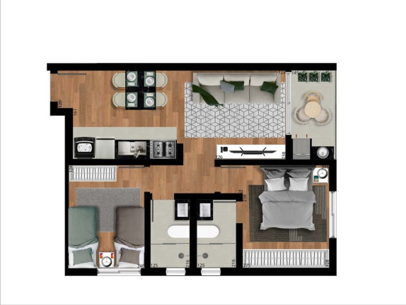 Imagem Imóvel com 1 Quarto à Venda, 29 m² em Capão Raso - Curitiba