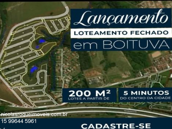 Imagem Terreno à Venda, 200 m² em Reserva Dos Ipês - Boituva Imagem Terreno à Venda, 200 m² em Reserva Dos Ipês - Boituva