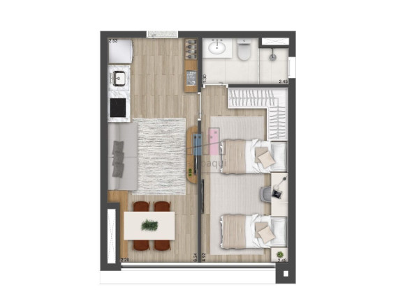 Imagem Apartamento com 1 Quarto à Venda, 36 m² em Vila Clementino - São Paulo Imagem Apartamento com 1 Quarto à Venda, 36 m² em Vila Clementino - São Paulo