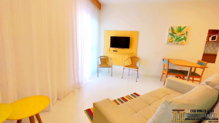 Imagem Flat com 1 Quarto para Alugar ou Temporada, 38 m² em Riviera - Bertioga
