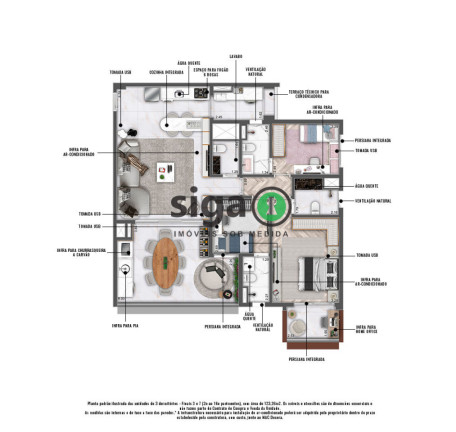 Imagem Apartamento com 3 Quartos à Venda, 123 m² em Jardim Marajoara - São Paulo Imagem Apartamento com 3 Quartos à Venda, 123 m² em Jardim Marajoara - São Paulo