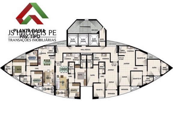 Imagem Imóvel com 2 Quartos à Venda, 53 m² em Rosarinho - Recife