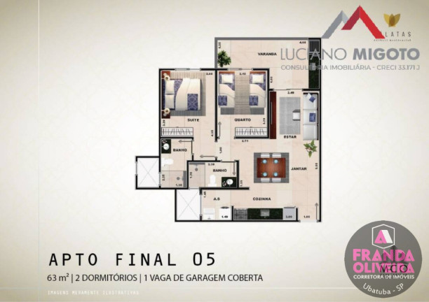 Imagem Apartamento com 2 Quartos à Venda, 90 m² em Centro - Ubatuba Imagem Apartamento com 2 Quartos à Venda, 90 m² em Centro - Ubatuba