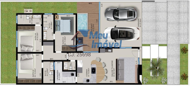 Imagem Casa com 3 Quartos à Venda, 127 m² em Parque Rio Branco - Valparaíso De Goiás Imagem Casa com 3 Quartos à Venda, 127 m² em Parque Rio Branco - Valparaíso De Goiás