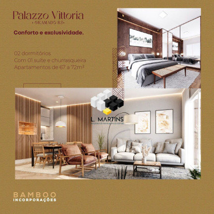Imagem Apartamento com 2 Quartos à Venda, 67 m² em Floresta - Gramado