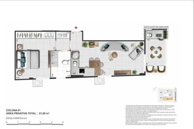 Imagem Apartamento com 1 Quarto à Venda, 49 m² em Copacabana - Rio De Janeiro