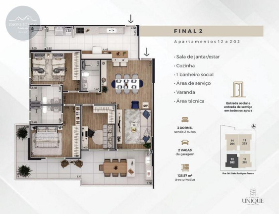 Imagem Imóvel com 3 Quartos à Venda, 125 m² em Canto Do Forte - Praia Grande