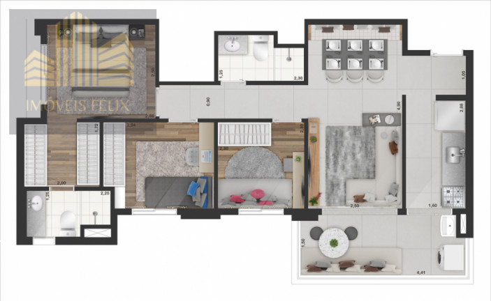 Imagem Apartamento com 3 Quartos à Venda, 66 m² em Indianópolis - São Paulo Imagem Apartamento com 3 Quartos à Venda, 66 m² em Indianópolis - São Paulo