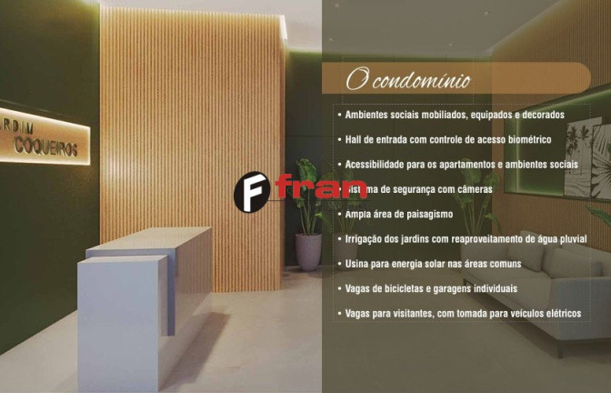 Imagem Apartamento com 2 Quartos à Venda, 64 m² em Coqueiros - Florianópolis Imagem Apartamento com 2 Quartos à Venda, 64 m² em Coqueiros - Florianópolis