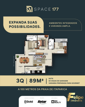 Imagem Imóvel com 3 Quartos à Venda, 105 m² em Praia De Itaparica - Vila Velha Imagem Imóvel com 3 Quartos à Venda, 105 m² em Praia De Itaparica - Vila Velha