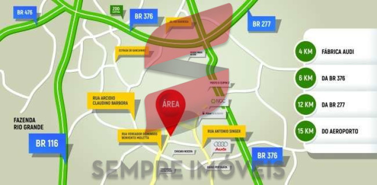 Imagem Terreno à Venda, 20.047 m² em Roseira - São José Dos Pinhais Imagem Terreno à Venda, 20.047 m² em Roseira - São José Dos Pinhais