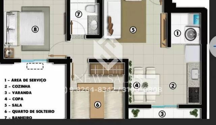 Imagem Apartamento com 2 Quartos à Venda, 58 m² em Parque Oeste Industrial - Goiânia Imagem Apartamento com 2 Quartos à Venda, 58 m² em Parque Oeste Industrial - Goiânia