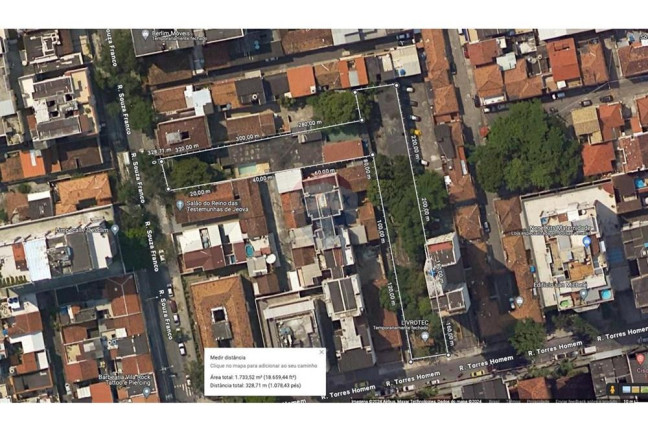 Terreno à Venda, 1.734 m² em Vila Isabel - Rio De Janeiro