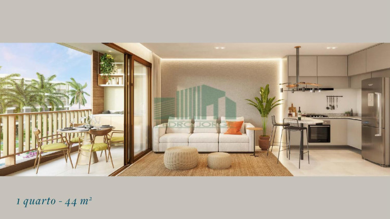 Imagem Apartamento com 1 Quarto à Venda, 32 m² em Praia Dos Carneiros - Tamandaré Imagem Apartamento com 1 Quarto à Venda, 32 m² em Praia Dos Carneiros - Tamandaré