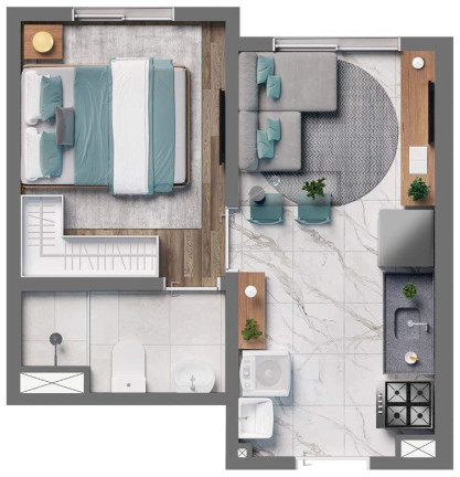 Imagem Imóvel com 2 Quartos à Venda, 31 m² em Jardim Piratininga - São Paulo
