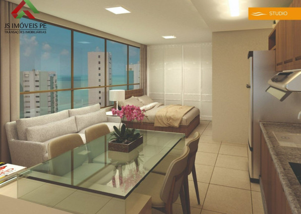 Imagem Imóvel com 1 Quarto à Venda, 23 m² em Candeias - Jaboatão Dos Guararapes
