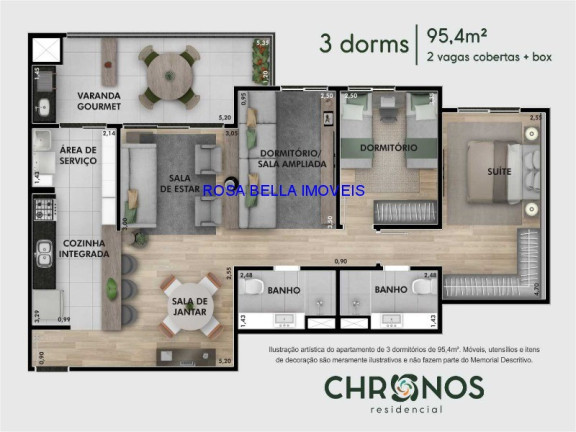 Imagem Apartamento com 3 Quartos à Venda, 95 m² em Parque Residencial Eloy Chaves - Jundiaí