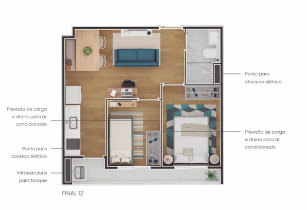 Imagem Apartamento com 1 Quarto à Venda, 26 m² em Vila Mariana - São Paulo