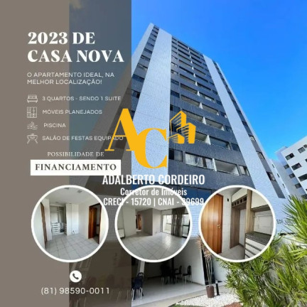 Imagem Apartamento com 3 Quartos à Venda, 74 m² em Casa Amarela - Recife Imagem Apartamento com 3 Quartos à Venda, 74 m² em Casa Amarela - Recife