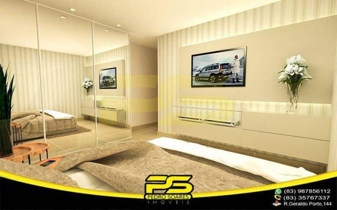 Apartamento com 2 Quartos à Venda, 76 m² em Cabo Branco - João Pessoa