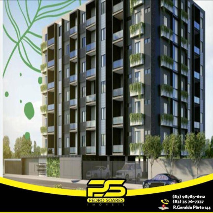 Imagem Apartamento com 2 Quartos à Venda, 50 m² em Jardim Cidade Universitária - João Pessoa