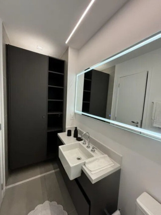 Imagem Flat com 1 Quarto para Alugar, 77 m² em Jardim Das Acácias - São Paulo Imagem Flat com 1 Quarto para Alugar, 77 m² em Jardim Das Acácias - São Paulo