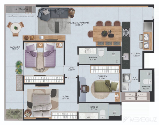 Imagem Apartamento com 3 Quartos à Venda, 89 m² em Praia Da Costa - Vila Velha Imagem Apartamento com 3 Quartos à Venda, 89 m² em Praia Da Costa - Vila Velha