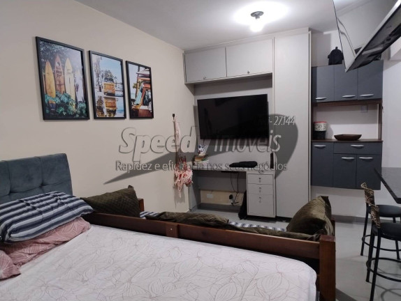 Kitnet com 1 Quarto à Venda, 34 m² em Ponta Da Praia - Santos