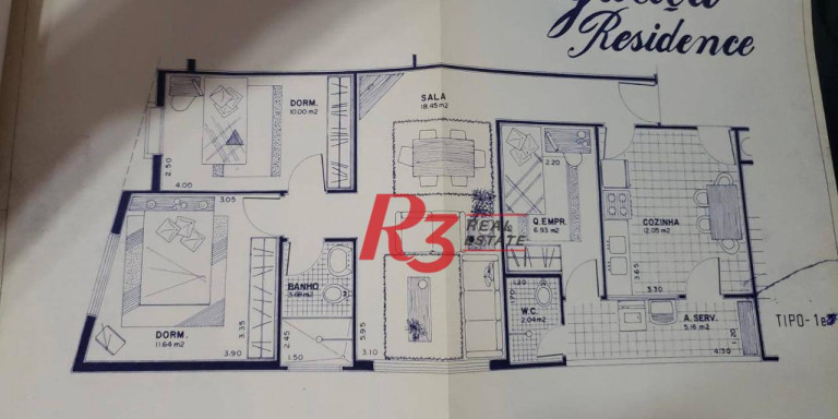 Imagem Apartamento com 2 Quartos à Venda, 84 m² em Campo Grande - Santos Imagem Apartamento com 2 Quartos à Venda, 84 m² em Campo Grande - Santos