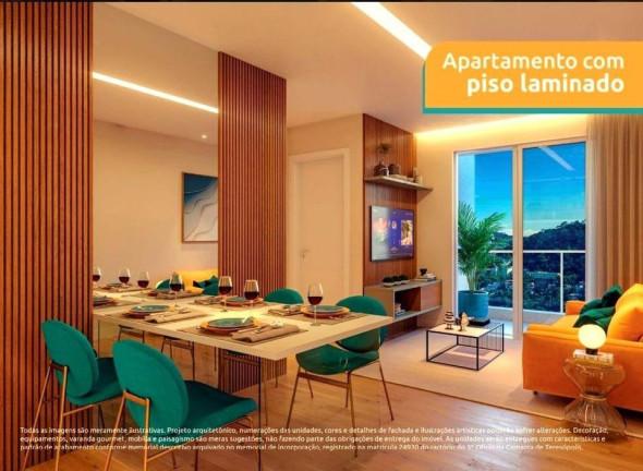 Imagem Apartamento com 2 Quartos à Venda, 54 m² em Posse - Teresópolis