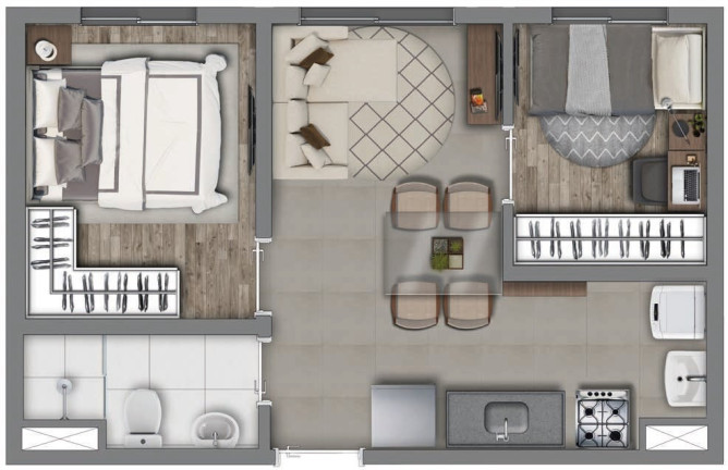 Imagem Apartamento com 2 Quartos à Venda, 49 m² em Belenzinho - São Paulo