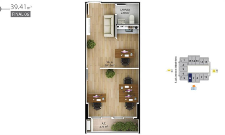 Imagem Ponto Comercial para Alugar, 83 m² em Boqueirao - Praia Grande