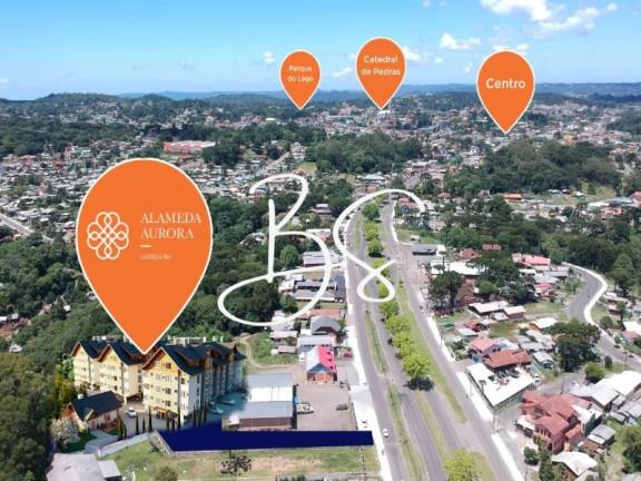 Imagem Apartamento com 1 Quarto à Venda, 47 m² em São Lucas - Canela Imagem Apartamento com 1 Quarto à Venda, 47 m² em São Lucas - Canela