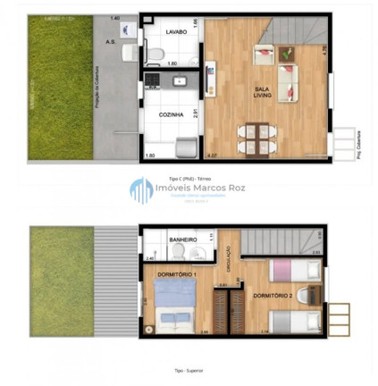 Imagem Casa com 2 Quartos à Venda, 64 m² em Lageadinho - Cotia