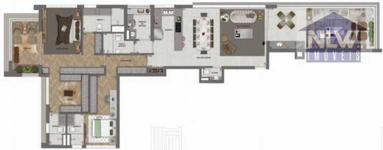 Apartamento com 2 Quartos à Venda, 181 m² em Vila Nova Conceição - São Paulo